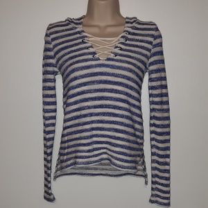 Freshman 1996 Hooded Lace Up Sweater